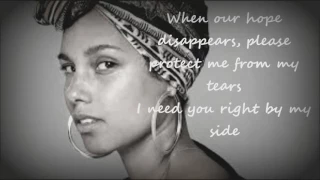 نسخة عن Aliciakeys : Hallelujah (lyrics)