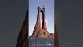 The arch tower - a minecraft timelapse! 🔥❤️😲