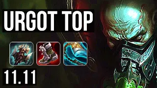 URGOT vs SETT (TOP) | 14/1/4, 8 solo kills, Legendary, 900K mastery | EUW Diamond | v11.11