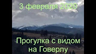 Video 289: 3 февраля 2020 прогулка к гора Говерла Закарпатье Лазещина