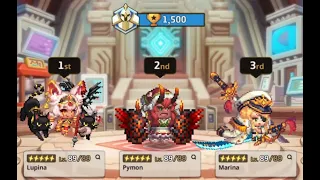 Guardian Tales Arena - Lupina - Pymon - Marina (Week 06/03/2023 Day 2)