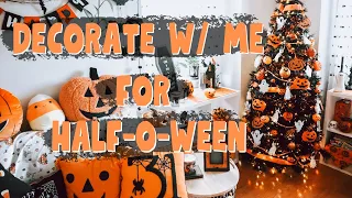 Decorate with Me for Halfoween! Half Way To Halloween! | Halloween Tree