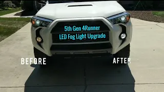 5th Gen 4Runner - LED Fog Lights - Extremely Easy Install DIY