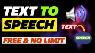 Best Text to Speech Software - Free & No Limit ⚡⚡ | टेक्स्ट to स्पीच | Text to Speech Software