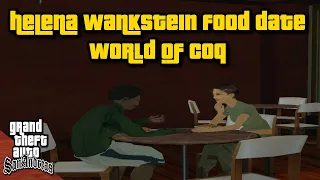 Grand Theft Auto San Andreas - Helena Wankstein Food Date "World Of Coq" [w/ "Hot Coffee"]