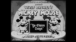 "Ye Olden Days" Opening & Closing Titles (Walt Disney/United Artists, 1933)