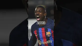 Ousmane Dembélé evolution 🔥😍#football #shorts