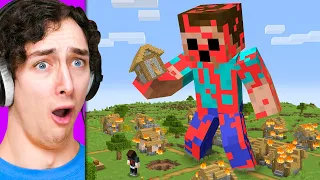 Using GIANT STEVE to Scare My Friends in Minecraft