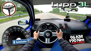 2001 VW Lupo 3L 1.2 TDI (STAGE 1) | V-MAX. Próba autostradowa. AUTOBAHN