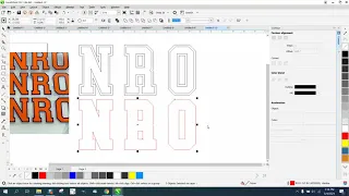 Corel Draw Tips & Tricks Two Color Font and add a cut line to CUT it out Part 2