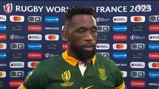 Siya Kolisi after leading South Africa to another World Cup Final!