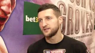 Carl Froch and George Groves in verbal sparring before super middleweight title fight