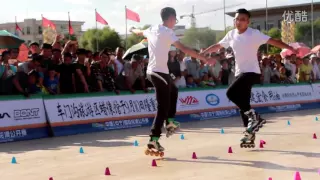 Du Jia Wei - Li Shi Gong (Pair Slalom) 3rd - 2016 Zhonning (China) International Skating Open