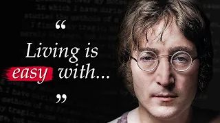 The Best John Lennon's Quotes That Tell A Lot About Ourselves | Life-changing Quotes