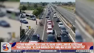 ShkodraWeb I Bllokuan autostradën duke marrë nusen, përfundojnë keq 4 dasmorët qeflinj në Laç