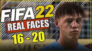 FIFA 22 - Wonderkids with New Real Faces (16 -20 years old) 🙇‍♂️  - Career Mode