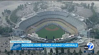Dodgers set for home opener against St. Louis Cardinals