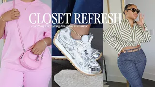 CLOSET REFRESH!: ELEVATED OUTFITS + LUXURY ITEMS + JEWELRY + SHOES + & MORE