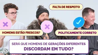 Conflito de gerações: um Geração X, um Millennial e um Geração Z dizem o que um não entende do outro