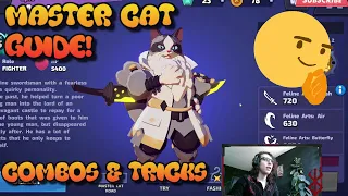 😼HOW TO PLAY MASTER CAT TUTORIAL/GUIDE/TIPS & TRICKS/COMBOS SMASH LEGENDS PART 26 *10,800 MEDALS* 😼