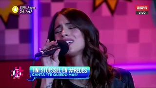 TINI - Te Quiero Más (Acústico en vivo ESPNRedes)