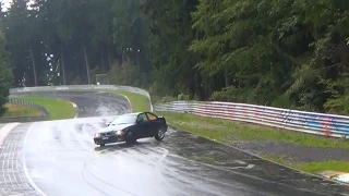 Highlights Touristenfahrten Nordschleife 31.8.14 Almost Crash, Drift, Spins, Dreher, Action