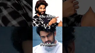 Prabhas VS Allu Arjun Movies Comparision #trending #youtubeshorts #shortsfeed #alluarjun #prabhas