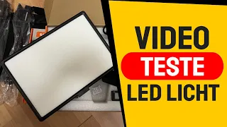 Ich teste das SAMTIAN LED Video Licht für mein Studio 🔦