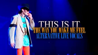 THE WAY YOU MAKE ME FEEL - This Is It - Live Vocals - Michael Jackson - (Made With A.I)