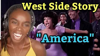 *I Love The Humour* West Side Story Movie CLIP - America | REACTION