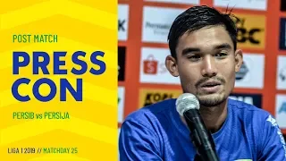 Post-Match Press Conference Pekan 25 Liga 1 2019 PERSIB 2-0 Persija