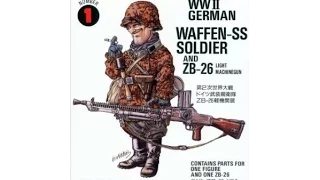 Finemolds Review & Build Waffen SS Soldier Figure Part 1