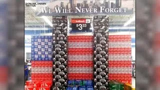 Walmart store's 9/11 display sparks outrage