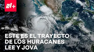 Esta es la trayectoria de los poderosos huracanes Lee y Jova - En Punto