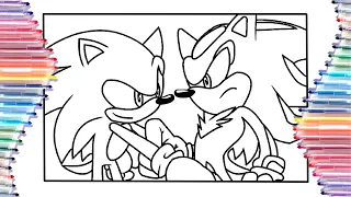 Sonic vs Shadow Coloring Pages / Sonic 3 Predictions / Tobu - Memory Lane [NCS Release]