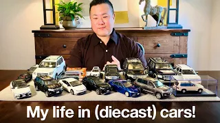 My die-cast car collection and my car history!