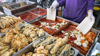 Mouth-watering market tteokbokki, tempura, sundae top4 / Korean food