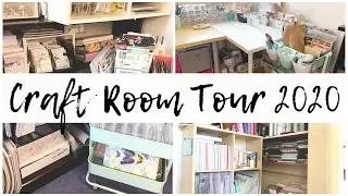 CRAFT ROOM TOUR | 2020 | Papercraft, Journal, Scraproom | ms.paperlover