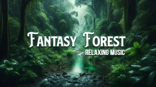 Sleep Better with Relaxing Piano and Gentle Rain Sounds | Fantasy Forest