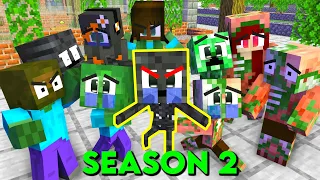 Monster School: Poor Baby Monsters Life (SAD STORY & FAMILY) Season 2 - Minecraft Animations