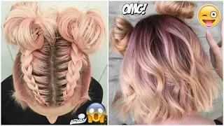 PEINADOS TUMBLR FÁCILES PARA CABELLO CORTO 2021 2022  cute hairstyles 2021