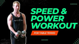 Speed & Power Primer Workout for Table Tennis [SJISC Performance Clinic]