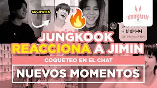 JIKOOK - JUNGKOOK REACCIONA A JIMIN EN SUCHWITA + LIVE JIMIN (Cecilia Kookmin)