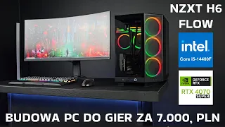 Jaki Komputer Gamingowy w 2024 Roku? Budowa PC Do Gier NZXT H6 i5 14400F & RTX 4070 SUPER +Benchmark