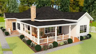 Most Beautiful Small House Design -With Floor Plan