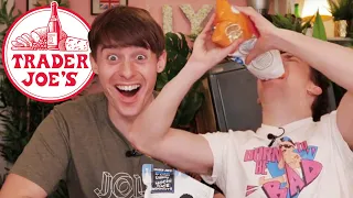 Brits Try TRADER JOE’S Snacks for the First Time!?