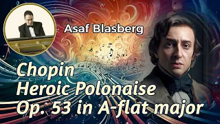 Asaf Blasberg Plays Chopin Polonaise in A-flat major, Op. 53 ("Heroic")