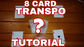 FOUR ACE TRANSPO EFFECT - CARD TRICK TUTORIAL