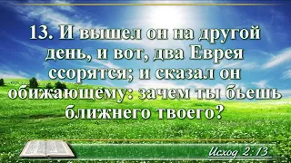 ВидеоБиблия Книга Исход с музыкой глава 2 Бондаренко