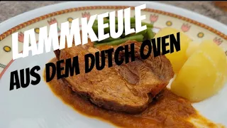 Lammkeule aus dem Dutch Oven